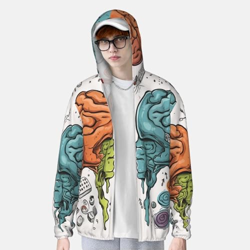Chaqueta de Protección Solar UPF 50+ para Hombre y Mujer Negra miniatura 3