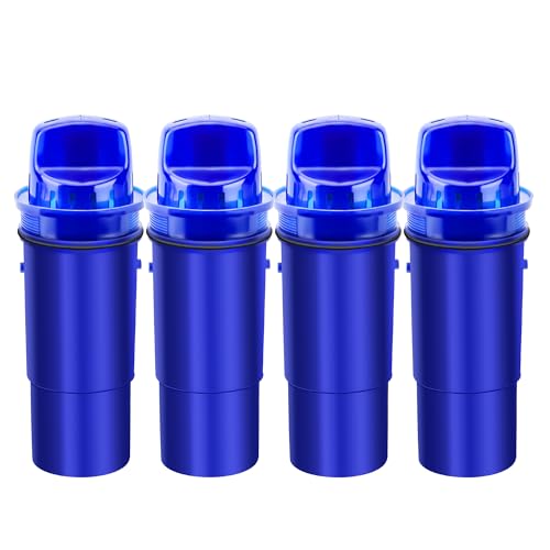 Water Filter Replacement Compatible with PUR Pitcher and Dispenser CRF950Z, CRF-950Z, PPF900Z, PPF951K, 4-in-1 Filter System, Effectively Reducing Lead, PFOA, and PFOS, Pack of 4, By DESENRUIS