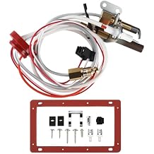 مجموعة تجريبية لأجزاء سخان المياه متوافقة مع Rheem Ruud Richmond SP21058 SP20824 SP20754 SP20800 | مجموعة استبدال إشعال الموقد العالمي NG/LP مع عمود حراري وشرارة