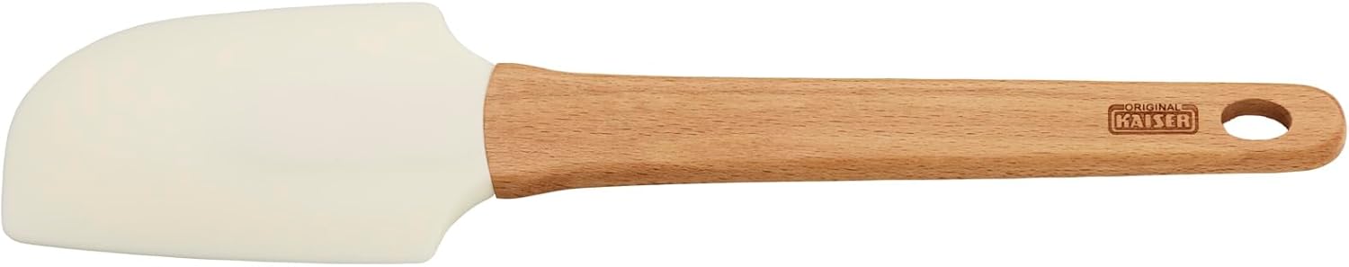 Kaiser Spatula "Patisserie" with Wooden Handle, 9.84", Brown
