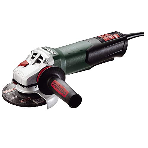 Image of Metabo WEP15-125 Quick 13.5 Amp 11000 rpm Angle Grinder with Electronics and Non Locking Paddle Switch, 5"
