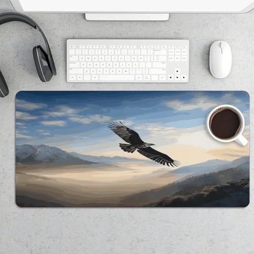 Eagle Mountains Desk Mat Grande Antideslizante 60x30cm miniatura 5
