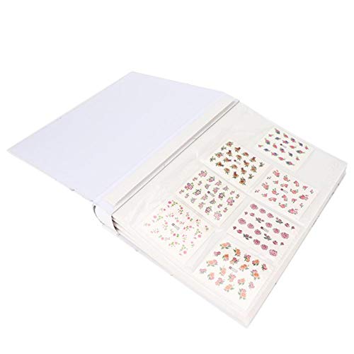 Uxsiya Professionelle leichte Nagelaufkleber Album Nagelabziehbilder Aufbewahrungsalbum für Nagelabziehbilder für den… – Bild 5
