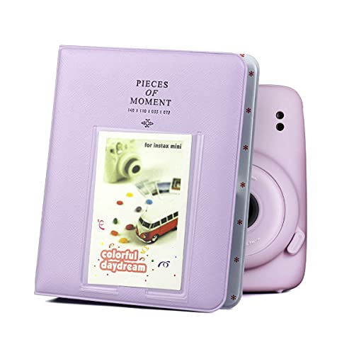 Álbum Instax Mini para 64 fotos Pieces of Moment Roxo