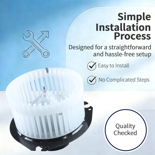 Image of HVAC Blower Motor with Fan - Compatible with Chevy Express 1500 2500 3500 4500 and Savana 1500 2500 3500 4500 (1996-2025) - AC Heater Fan Assembly - Part Number 700067 89019112