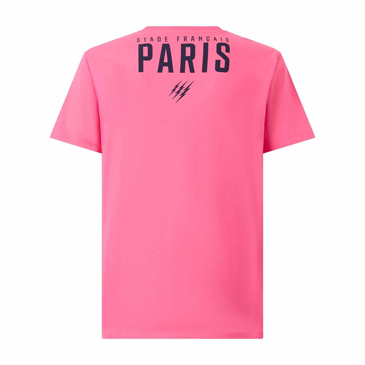 Kappa T-Shirt Rugby Stade Français Paris Rose pour Adulte