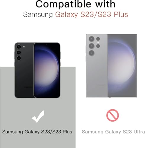 Image of RODMED Premium Camera Lens Protector Compatible For Samsung Galaxy S23 Plus 5G (Grey) Camera Lens Protector - 9H Tempered Glass, Military-Grade Anti-Scratch, Case-Friendly, Easy Install Frame