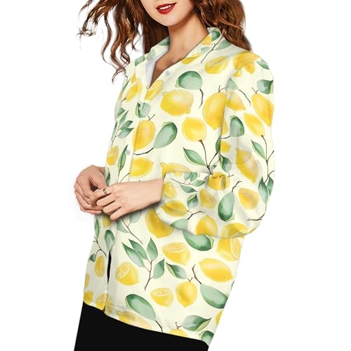 Coloranimal Women's Casual Long Sleeve Shirts Button Up V-Neck Blouse Tunic Tops Size S-5XL4