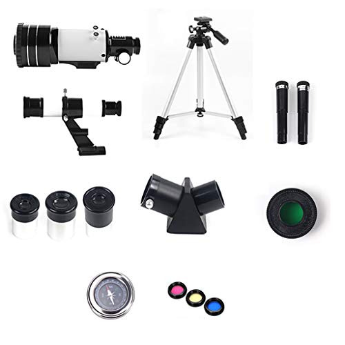 Telescopio Astronómico YXCKG 70MM Apertura Refractor miniatura 7