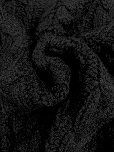Image of SKAYS Womens Tie Front Bow Cardigan Sweaters Cropped Cable Knit Cardigans Trendy Fall Long Sleeve Outerwear