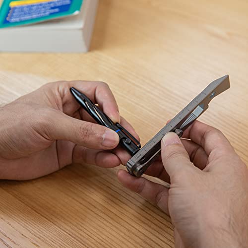 OLIGHT Opry Multifonction Outil 5 en 1 TC4 Titane Barre de Levier.Multitool d'extérieur pour Décapsuleur, Tournevis,Règle,Levier,Clé Hexagonale - Image 8