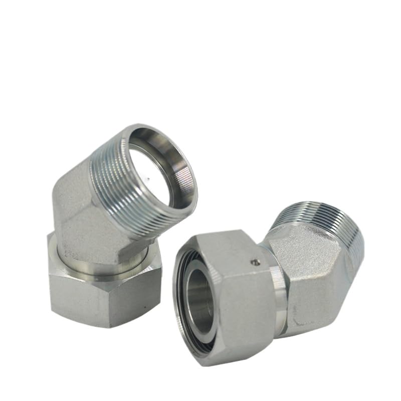 5PCS NEW EV45 degree angle transition joint ferrule type H type hydraulic pipe joint EV08LOMD (EV10LOMD)