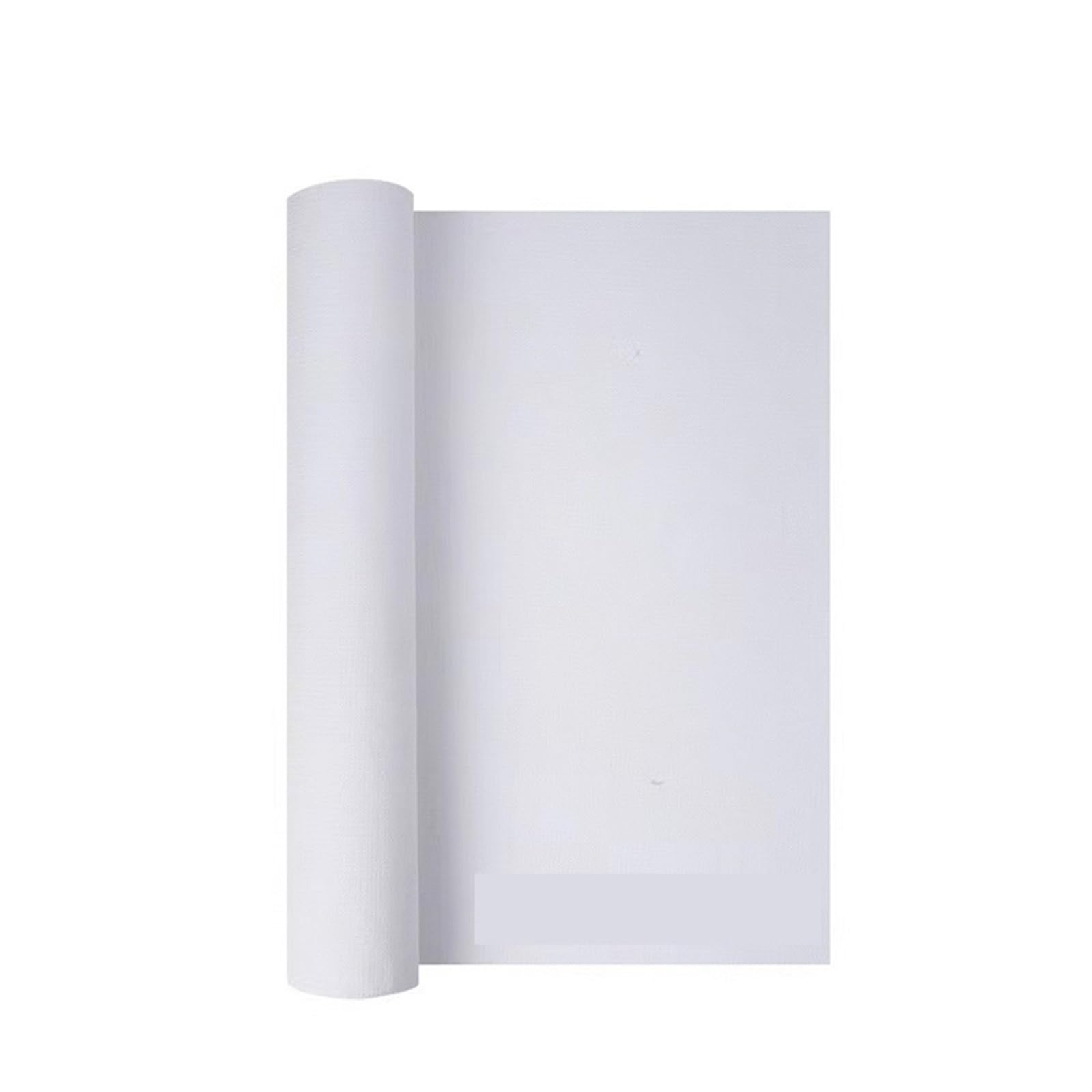 Leinwand Rolle Weiße Leinwandrolle, 280 g Baumwolle, Malen for Anfänger, 27/37/47/57 cm breit, Künstlerbedarf(37cmx5m)