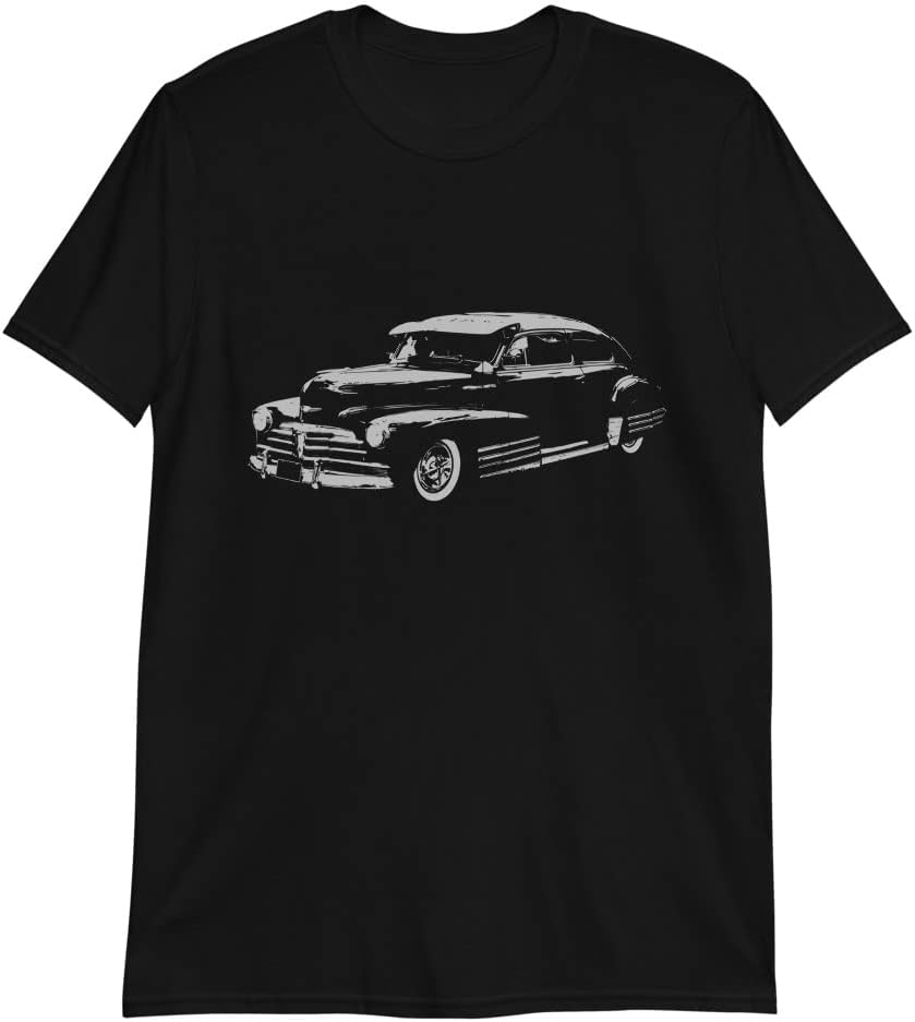 1948 Chevy Fleetline Antique Car Owner Graphic T-Shirt | Car Enthusiast Gift Black