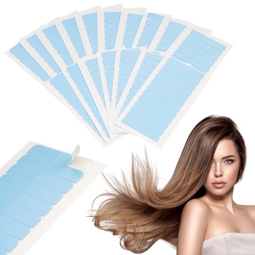 benlidoner 204 PCS Hair Extension Tapes 4 x 0.8CM Tapes for Hair Extensions Wig Tape Double Sided Extra Strong for Hair Extensions Wigs and Hairpieces Replacement
