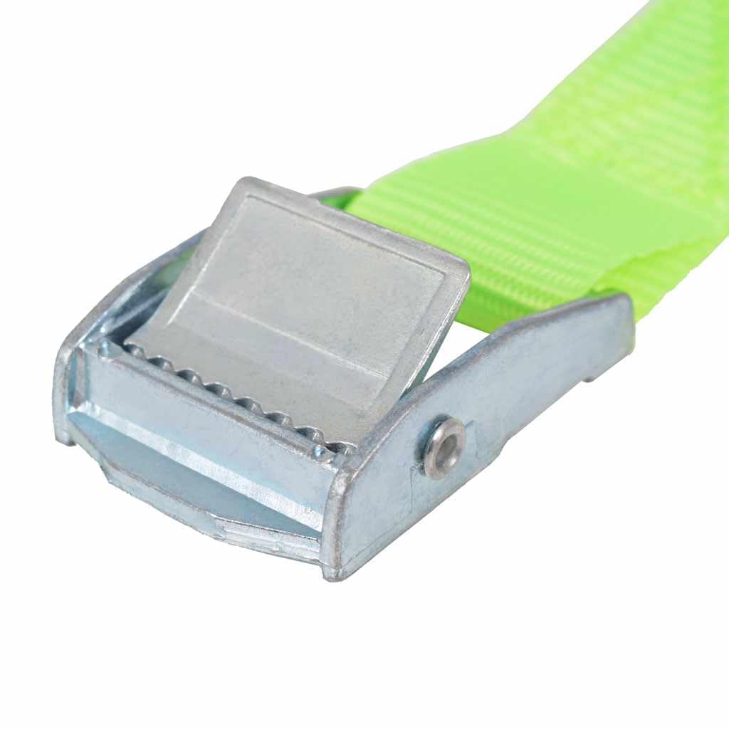 10er Set Spanngurte - 5m x 25mm Zurrgurte mit Klemmschloss