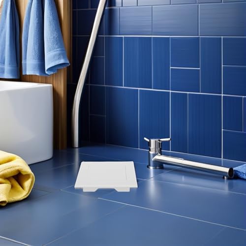 NUOBESTY Revizyon kapağı plastik 10 x 10 cm beyaz alçıpan erişim kapısı menteşeli sıhhi tesisat ve elektrik tesisatı için bakım kapağı iç duvar ve tavan için - Görsel 7