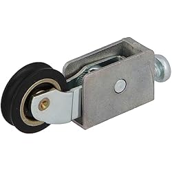 Amig - Rodamiento Ventana Corredera | Juego de 2 unidades | Tamaño 55 x 20 mm | Carcasa Metálica Regulable | Rodamiento de Bolas | Diseñado para Ventanas Deslizantes | Zamak Zincado