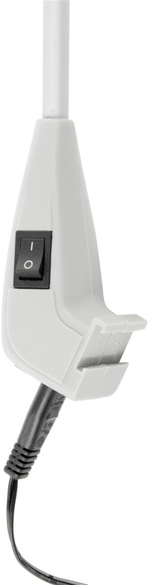 Displays2go, Clamp-on LED Trade Show Spotlights, Aluminum, ABS Plastic, and Iron Construction – Silver Finish (LED12W02SV)