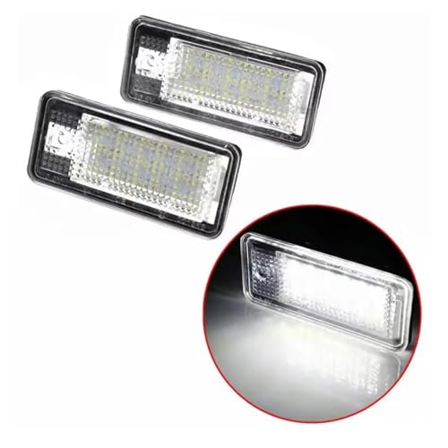 Lámpara licencia LED matricula A3 A4 S5 Q7 Canbus libre de errores 6