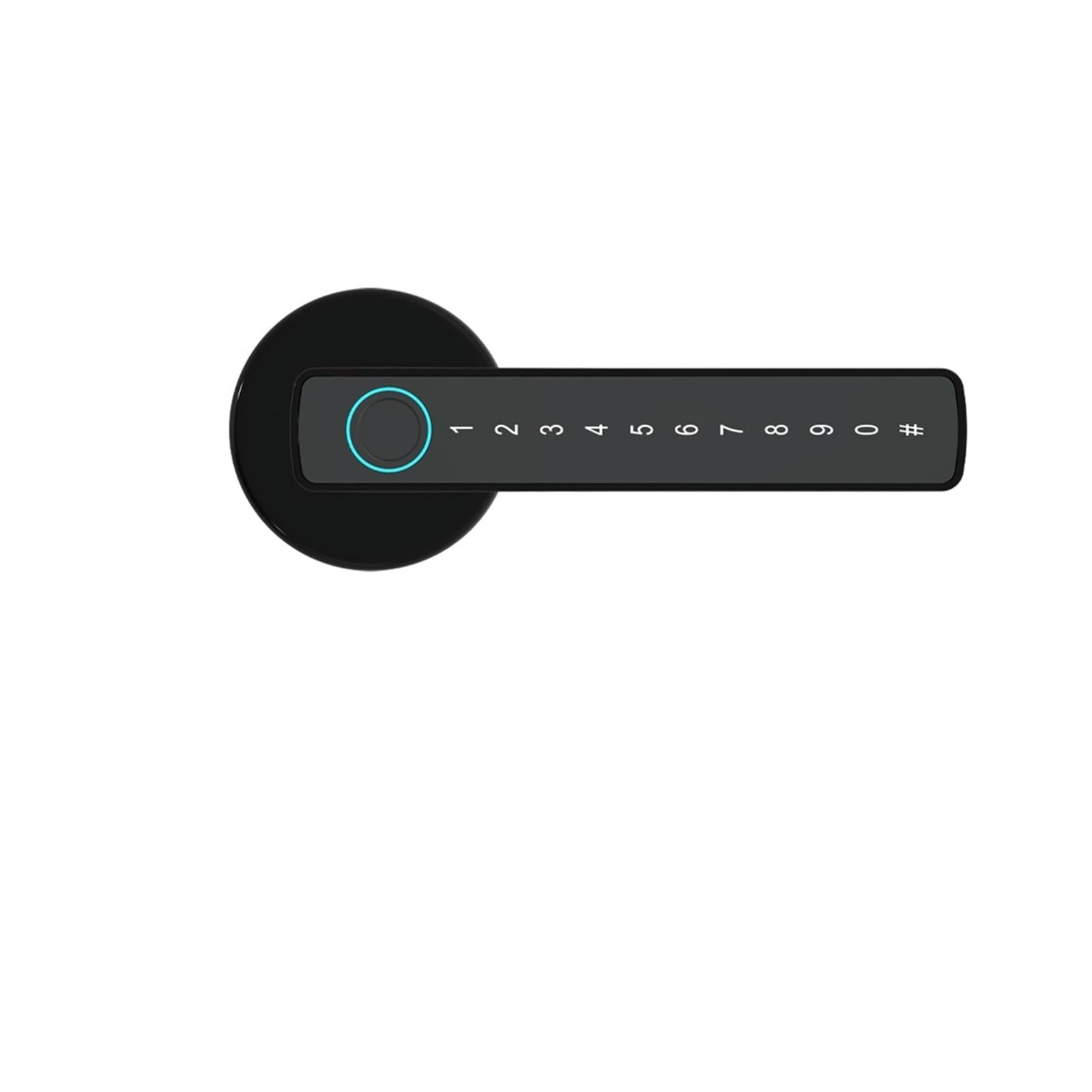 Smart Fingerprint Door Lock Electronic with Password/Key/Card/APP Unlock(Nero)