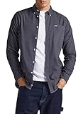 Aufgesetzte Brusttasche Pepe Jeans Herren Fabio Shirt, Grey (Thunder), XL