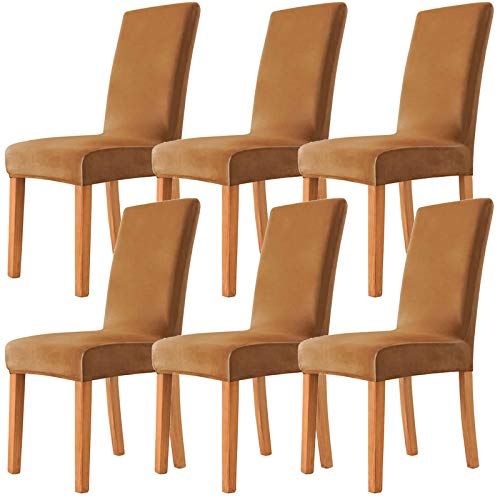 Housse de chaise velours pour rénover et protéger vos sièges usés - 2