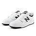 New Balance Unisex-Adult BB480 V1 Sneaker, White/Black, 8