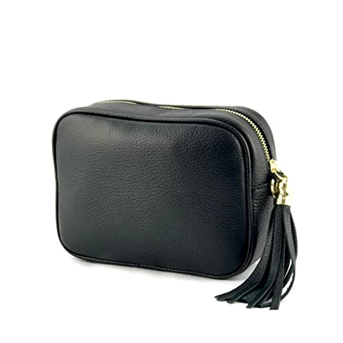 Sac à bandoulière en cuir véritable fabriqué en Italie luxe