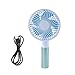 Atmm atm Mini Handheld wentylator Przenośny USB Akumulator chłodniczy 5000mAh Duża pojemność baterii Wentylator chłodzący Atmm atm (Color : Blue)