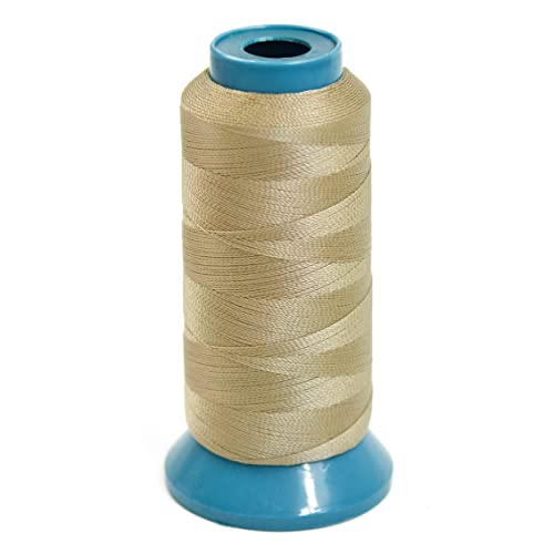 Hair Weaving Thread with T/C/J/I Needles 1500 Yard Strength Polyester Thread Sewing Thread for Making Wigs Hair Extension Kit (Gray Blonde) - Thumbnail 5
