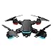 Produktbild Luccase Faltbare RC DrohneXD101 2,4-GHz 4CH WiFi FPV 4K HD Doppelkamera Weitwinkel Headless Faltbare ABS RC Drohne mit 2 Propeller, 18x16x7.5cm (B)