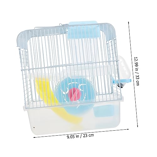 Cage à hamster double stable et confortable avec accessoires complets - 7