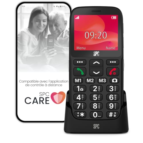 SPC Polaris Pure – Portable 4G Seniors avec GPS et contrôle à Distance