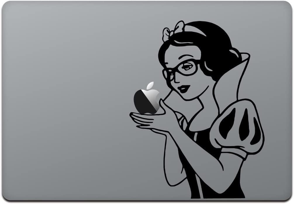 Kind Store MacBook Pro 13/15" 2016/12" MacBook Sticker Snow White Nerd Glasses 13" Black M778-13-B