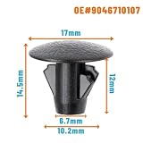RCTGPGJAC 20 sztuk OE#9046710107 9046710186 Pasuje do Toyota Lexus Land Cruiser Prado Błotnik Wewnętrzna osłona płyty montażowej