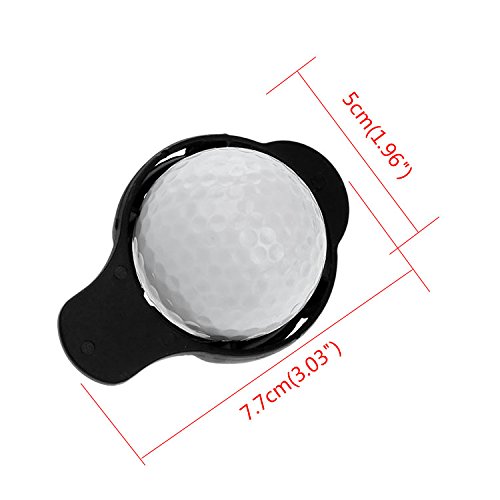 6 in 1 Golf Ball Line Marker, Golf Ball Scribe Liner Drawer Template Drawing Alignment Tool Letter Pattern with Marker Base, Red