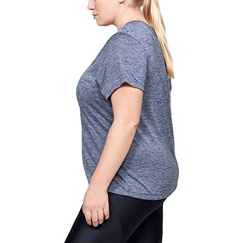 Image of Under Armour Plus Size Tech Solid Short Sleeve V-Neck