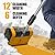 Cordless Snow Shovel Compatible with DeWalt 20V Battery, 12" Electric Snow Blower with 20FT Max Throw & Adjustable Handle & Safety Switch, Snow Thrower for Driveway, Deck, Patio, Steps (Tool Only)