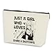 Anime Gifts Kawaii Makeup Bag Anime Stuff Sketching lovers Lined Cosmetic Bag Anime Merch Japanese Gifts for Women Girls Anime Lovers Fans Daughter Best Friends Sisters Birthday Travel Toiletry Bag