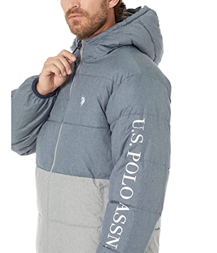 Image of U.S. POLO ASSN. Heather Puffer Jacket
