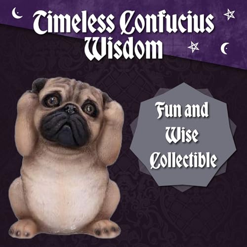 Nemesis Now DREI weise Mops, 8,5 cm, Harz, Rehkitz