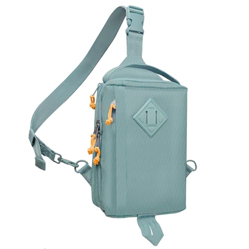 Image of FASTFAIRY Lightweight Waterproof Trendy Sling Bag: Nylon Crossbody Shoulder Purse - Traveler Commuter Women -Trip Vacation
