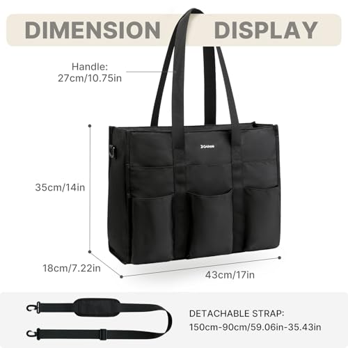 Bolso Tote para mujer con múltiples compartimentos miniatura 4
