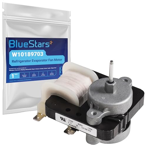 Upgraded W10189703 Refrigerator Evaporator Fan Motor...