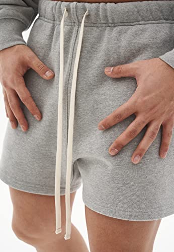 Short de course ample en coton AXEBHPED gris M ultra confortable