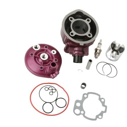 Kit cylindre gros alésage 90 cm3, vilebrequin racing compatible moto 50 cm3 AM6 2T