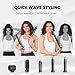 Haarstyler 5 in 1, 1000w Hairstyler Airstyler Haarstyling Geräte, Rundbürstenföhn Ionen Air Lockenstab, für Haar Volumen,Trocknen,Glätten, Keine Hitzeschäden Hair Dryer Brush Set