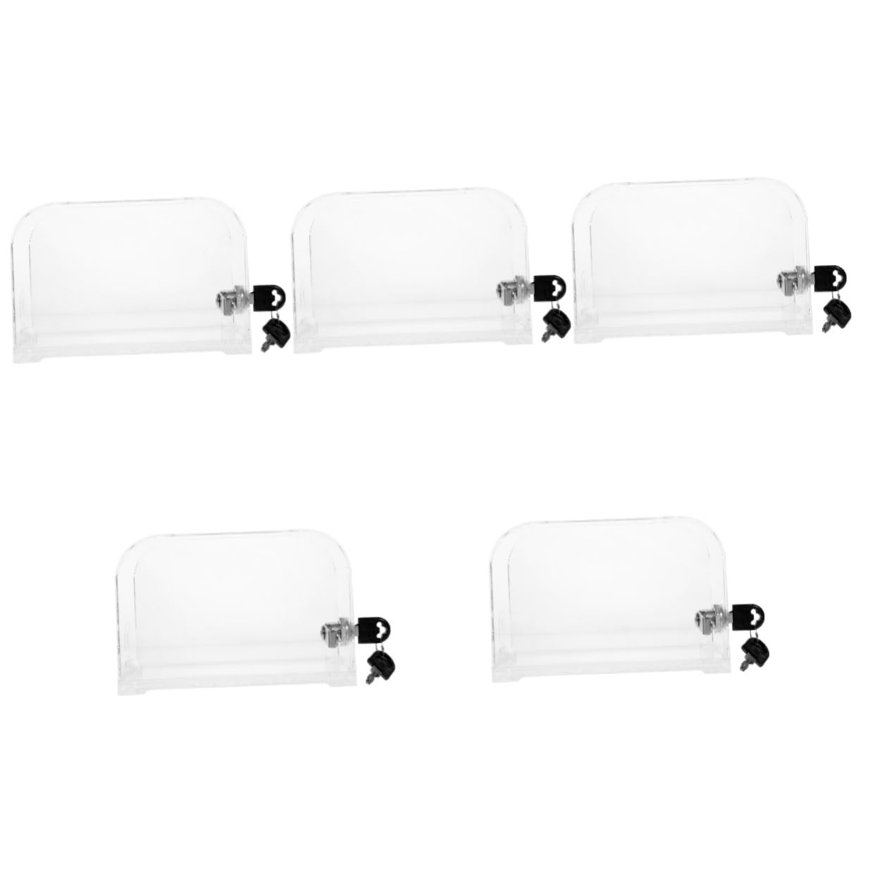 NUOBESTY Scatola Da 5 Pezzi Scatola Per Biglietti Da Visita Per Favore Porta Biglietti Da Ufficio Contenitore Portatile Per Biglietti Da Ufficio Porta Biglietti Da Visita Organizzatore Di