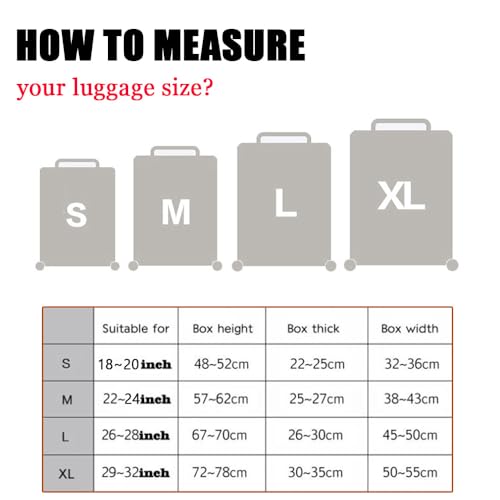 Luggage Cover for Suitcase, Nordic Modern Business Suitcase Cover Protector Fit 18-32 Inch Luggage, Baggage Covers with Zipper for Travel (XL(29-32inch suitcase),Flamingo)4